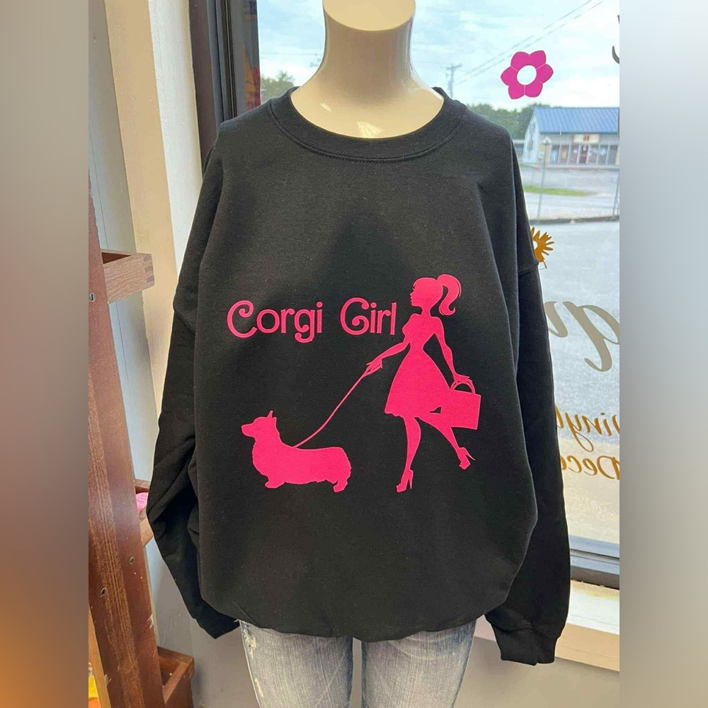Brand new unisex crewneck sweatshirt black